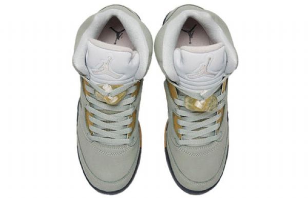 Nike Air Jordan 5 Retro Basketball Shoes Herre Mint