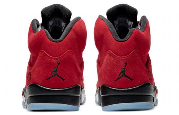 Nike Air Jordan 5 Retro Basketball Shoes Herre Rød