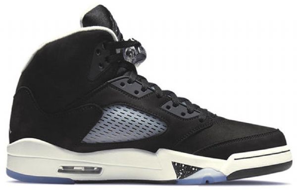 Nike Air Jordan 5 Retro Basketball Shoes Herre Svarte