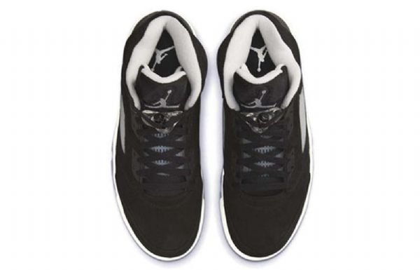 Nike Air Jordan 5 Retro Basketball Shoes Herre Svarte