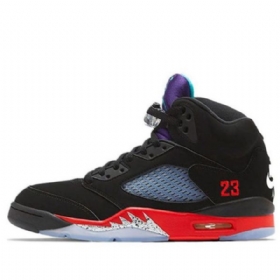 Nike Air Jordan 5 Retro Basketball Shoes Herre Svarte
