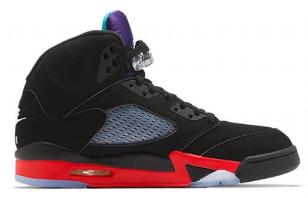 Nike Air Jordan 5 Retro Basketball Shoes Herre Svarte