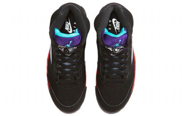 Nike Air Jordan 5 Retro Basketball Shoes Herre Svarte