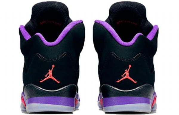 Nike Air Jordan 5 Retro Gg Basketball Shoes Herre Svarte Lilla