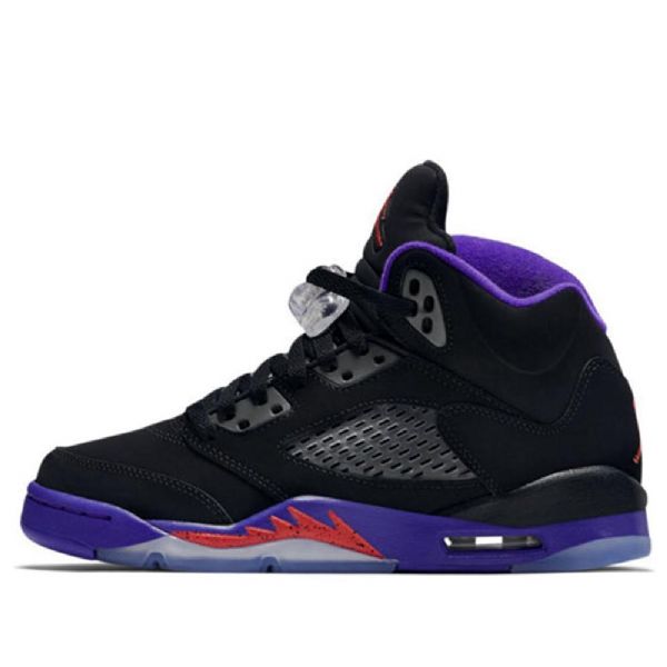 Nike Air Jordan 5 Retro Gg Basketball Shoes Herre Svarte Lilla