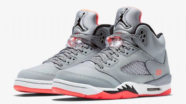 Nike Air Jordan 5 Retro Gg Sko Herre Grå