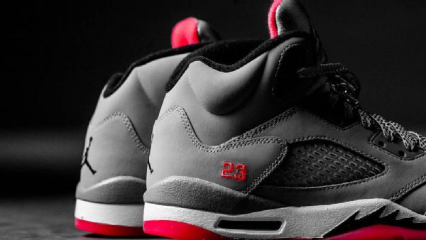 Nike Air Jordan 5 Retro Gg Sko Herre Grå