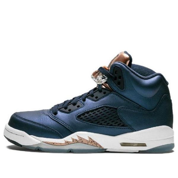 Nike Air Jordan 5 Retro Gs Basketsko Herre Marineblå