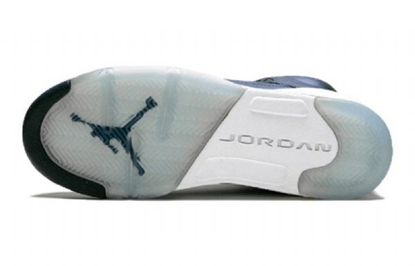Nike Air Jordan 5 Retro Gs Basketsko Herre Marineblå