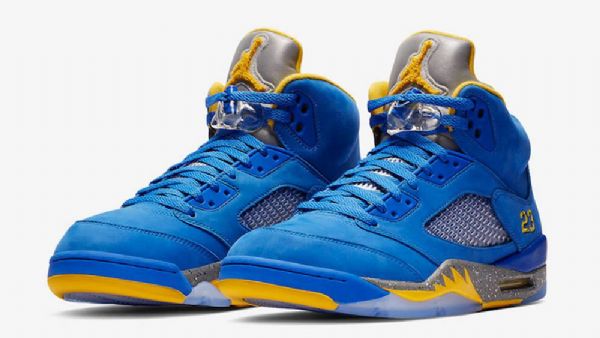 Nike Air Jordan 5 Retro Jsp Laney Sko Herre Blå
