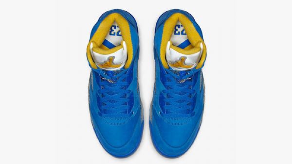 Nike Air Jordan 5 Retro Jsp Laney Sko Herre Blå