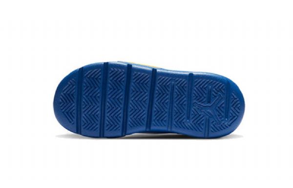 Nike Air Jordan 5 Retro Little Flex Bp Basketball Shoes Barn Hvite Blå