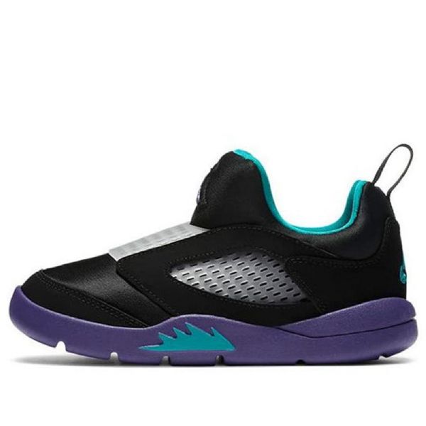 Nike Air Jordan 5 Retro Little Flex Ps Basketball Shoes Barn Svarte