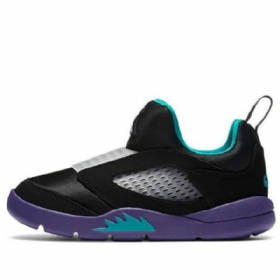 Nike Air Jordan 5 Retro Little Flex Ps Basketball Shoes Barn Svarte