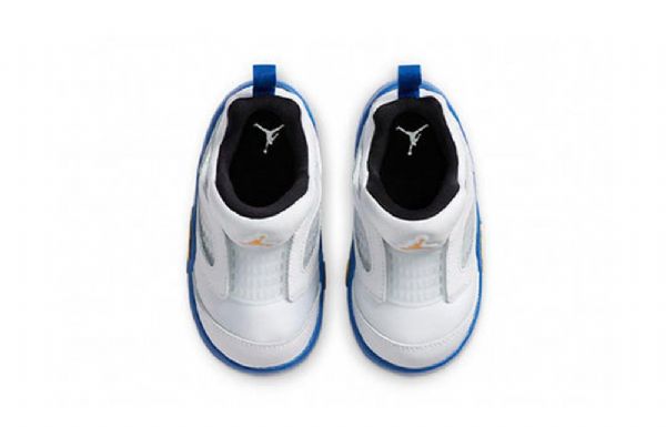 Nike Air Jordan 5 Retro Little Flex Td Sko Barn Hvite Blå