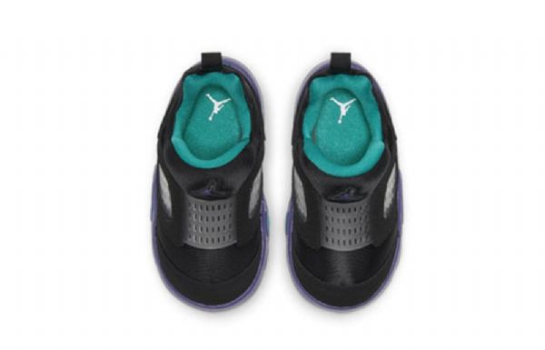 Nike Air Jordan 5 Retro Little Flex Td Sko Barn Svarte
