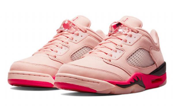 Nike Air Jordan 5 Retro Low Tops Basketball Shoes Dame Rosa