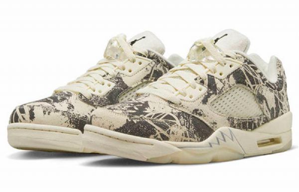 Nike Air Jordan 5 Retro Low Tops Expression Basketball Shoes Dame Multicolor