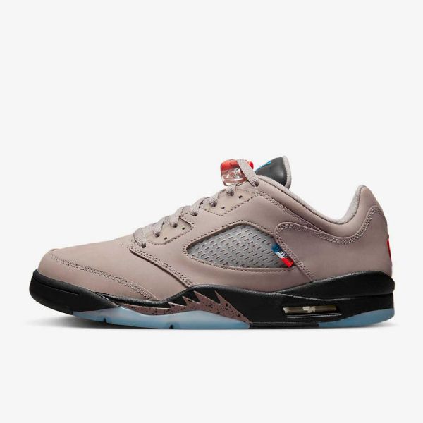 Nike Air Jordan 5 Retro Low Tops Psg Sko Herre Svarte Kongeblå