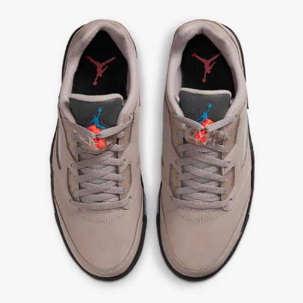 Nike Air Jordan 5 Retro Low Tops Psg Sko Herre Svarte Kongeblå