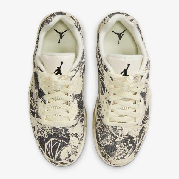 Nike Air Jordan 5 Retro Low Tops Sko Dame Hvite Svarte