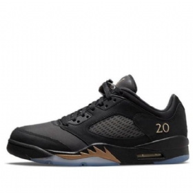 Nike Air Jordan 5 Retro Low Tops Wings Basketsko Herre Svarte