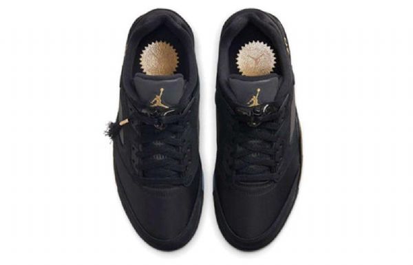 Nike Air Jordan 5 Retro Low Tops Wings Basketsko Herre Svarte