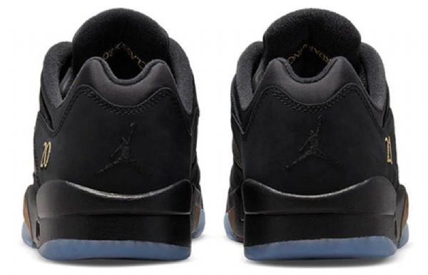 Nike Air Jordan 5 Retro Low Tops Wings Basketsko Herre Svarte