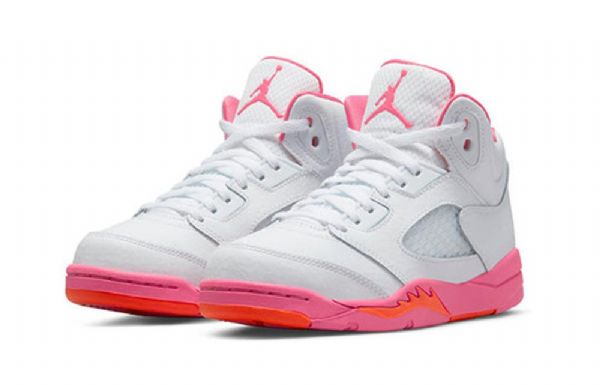 Nike Air Jordan 5 Retro Ps Basketball Shoes Herre Pinksicle