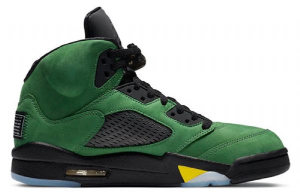 Nike Air Jordan 5 Retro Se Basketball Shoes Herre Grønn Svarte