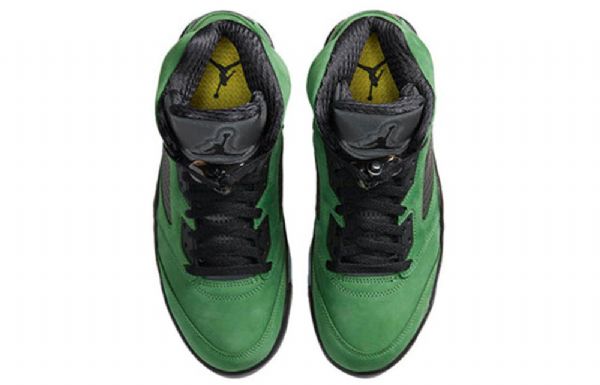 Nike Air Jordan 5 Retro Se Basketball Shoes Herre Grønn Svarte