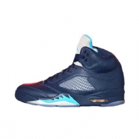 Nike Air Jordan 5 Retro Sko Herre Marineblå