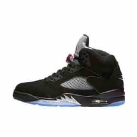 Nike Air Jordan 5 Retro Sko Herre Svarte
