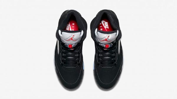 Nike Air Jordan 5 Retro Sko Herre Svarte