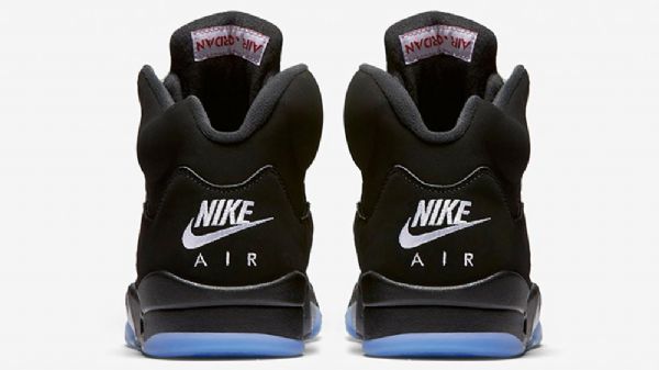 Nike Air Jordan 5 Retro Sko Herre Svarte