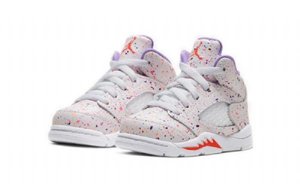 Nike Air Jordan 5 Retro Td Basketball Shoes Barn Lyse Lilla