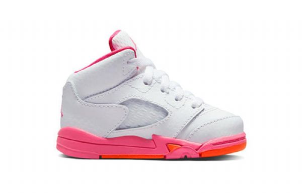 Nike Air Jordan 5 Retro Td Sko Barn Pinksicle