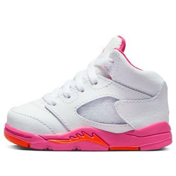 Nike Air Jordan 5 Retro Td Sko Barn Pinksicle