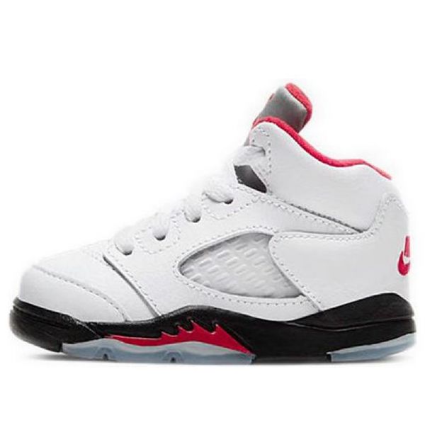 Nike Air Jordan 5 Retro Td Sko Barn Rød
