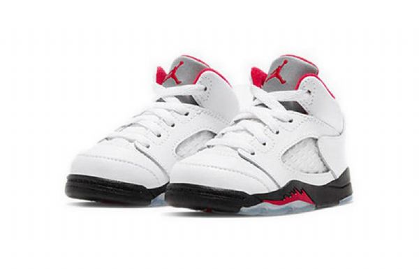 Nike Air Jordan 5 Retro Td Sko Barn Rød