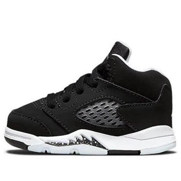 Nike Air Jordan 5 Retro Td Sko Barn Svarte