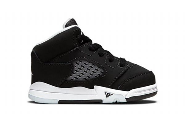 Nike Air Jordan 5 Retro Td Sko Barn Svarte