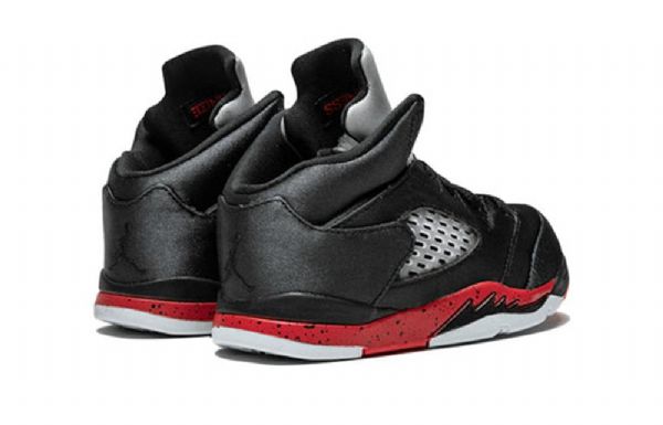 Nike Air Jordan 5 Retro Td Sko Barn Svarte