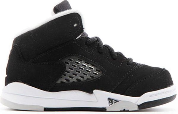 Nike Air Jordan 5 Retro Td Sko Barn Svarte