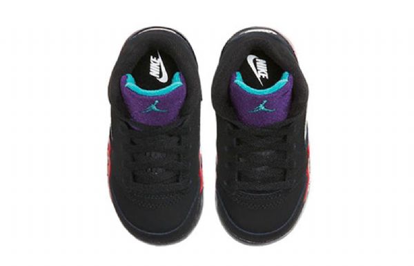 Nike Air Jordan 5 Retro Td Sko Barn Svarte