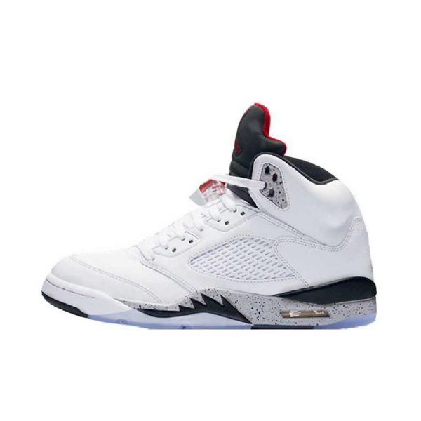 Nike Air Jordan 5 Sko Herre Hvite