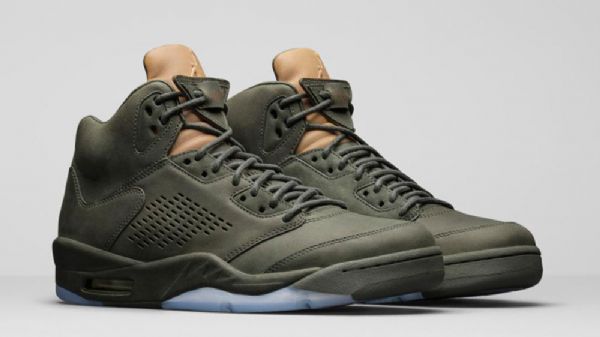Nike Air Jordan 5 Take Flight Sko Herre Armygreen