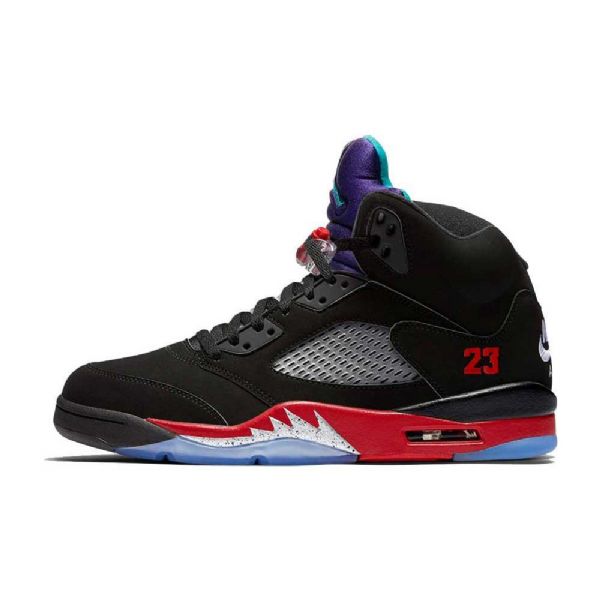 Nike Air Jordan 5 Top 3 Sko Herre Svarte