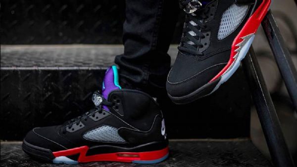 Nike Air Jordan 5 Top 3 Sko Herre Svarte
