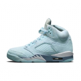 Nike Air Jordan 5bird Sko Herre Blå